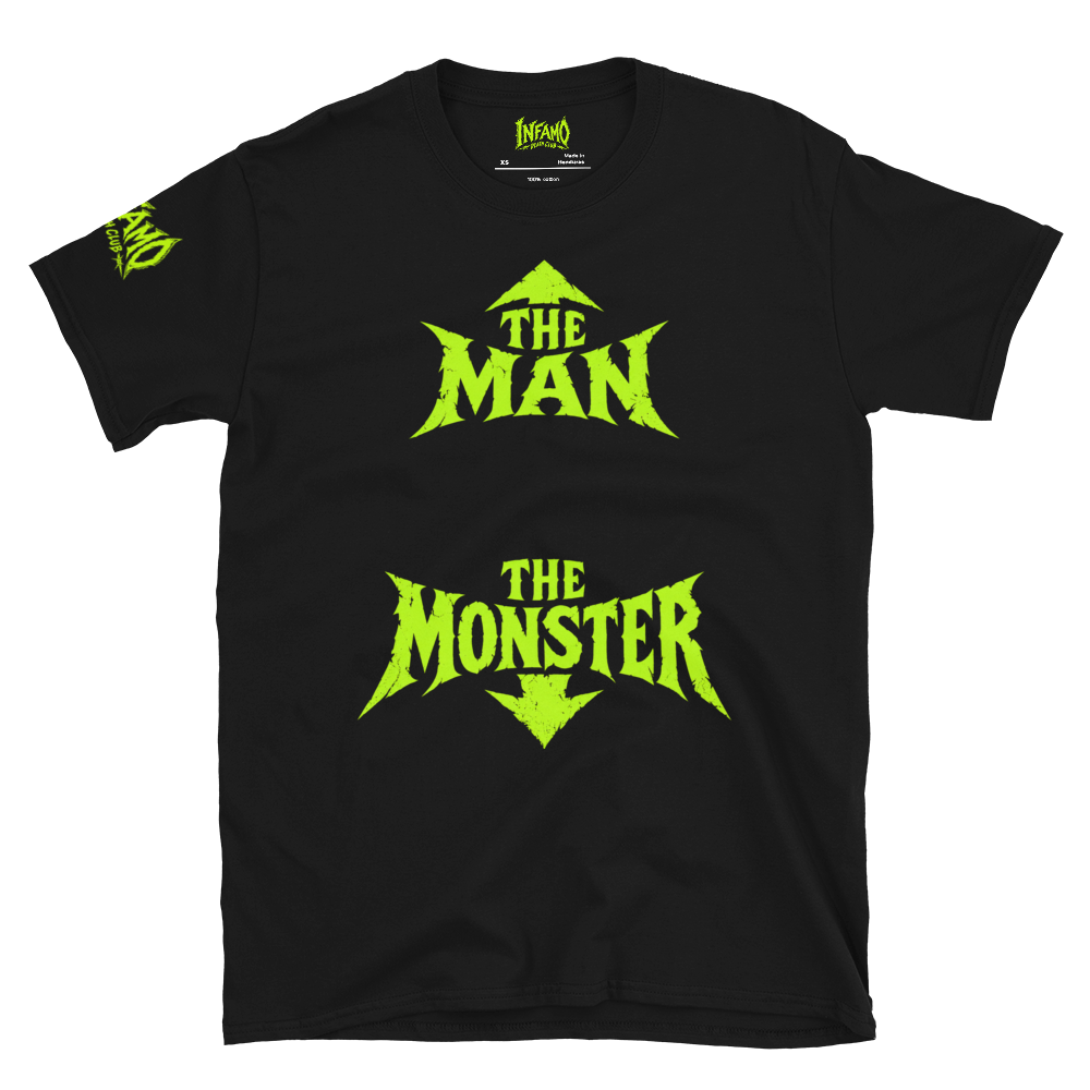 The man, The monster